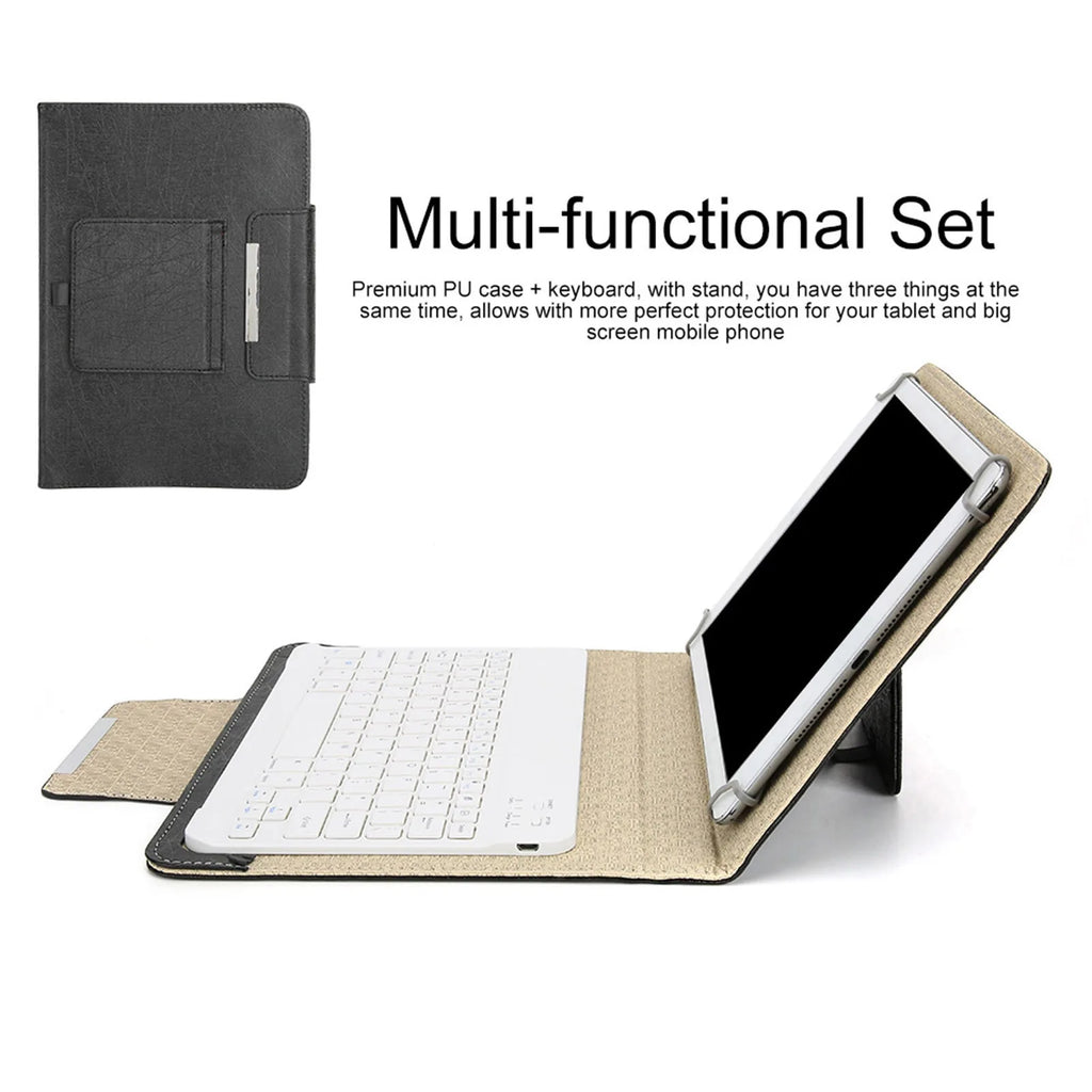 10'' Tablet Laptop Universal PU Protective Case Cover Bluetooth Zpaxo