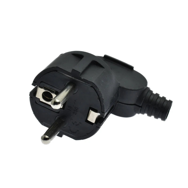 EU Plug Male Replacement AC Outlets Rewireable 16A Adapter Electeic Zpaxo