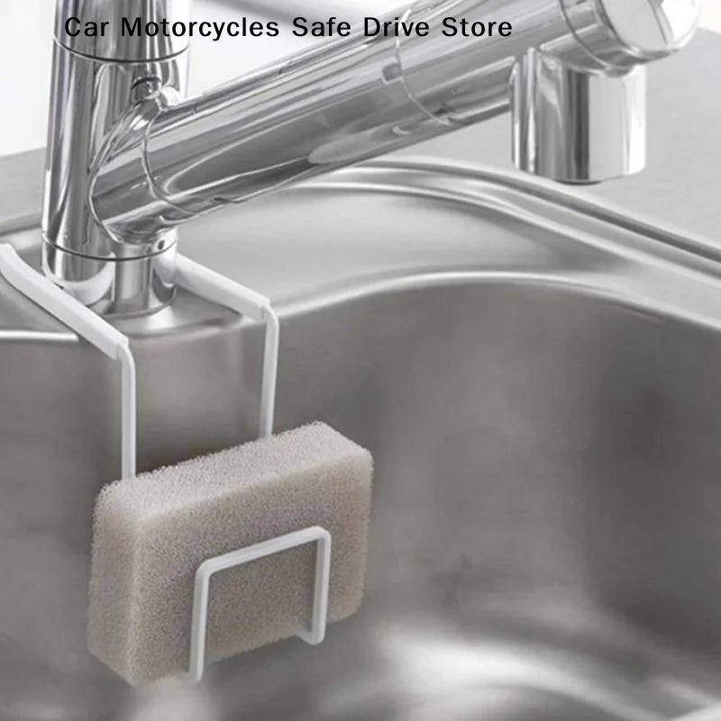 CMSponge Holder Kitchen Sink Durable Metal Suction Cup Sponge Caddy Zpaxo