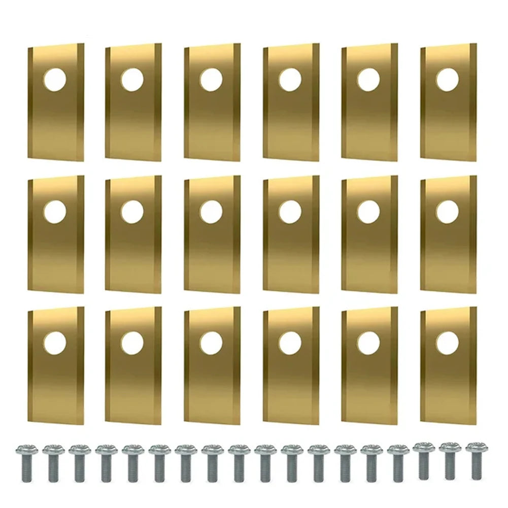 Blades Replacement Stainless Steel Lawn Mower Cutting Blade Robotic Zpaxo Gold