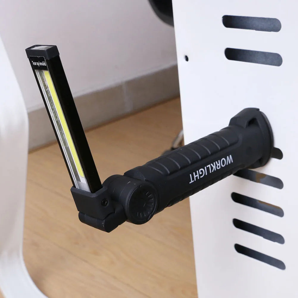 Portable COB LED Work Light USB Rechargeable Flashlight Inspection Zpaxo