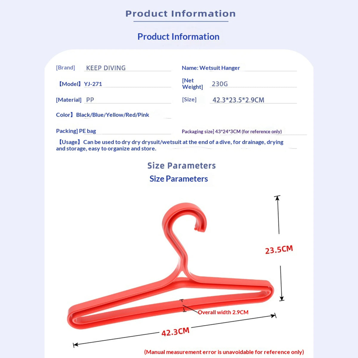 Diving Suit Drying Rack Multi-purpose Dive Holding Swimming Coat Zpaxo