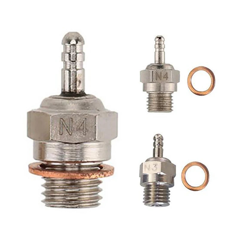 Universal 8 Glow Plug N3 N4 Spark Nitro Engine Parts HSP RC Car Part Zpaxo