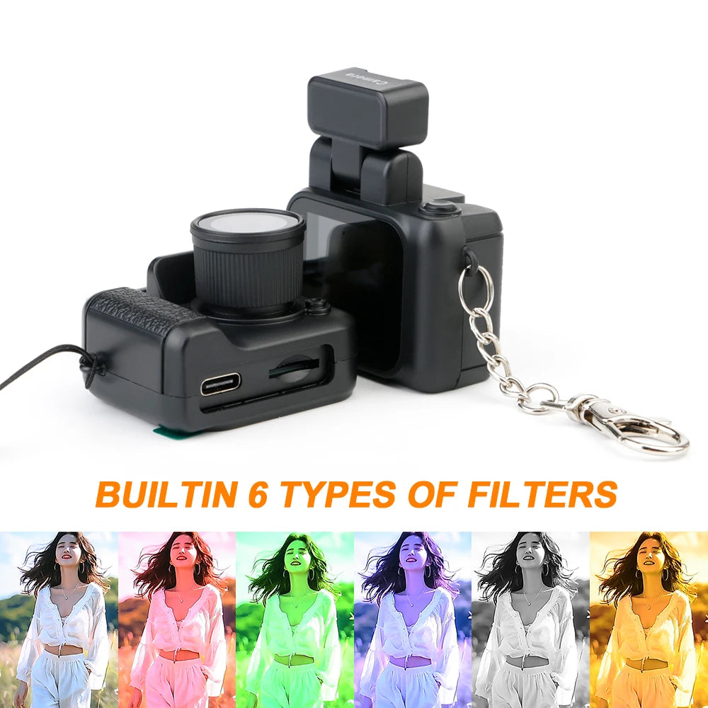 HD1080P Mini Camera Portable Pocket Cam LCD Screen Digital Flash Zpaxo