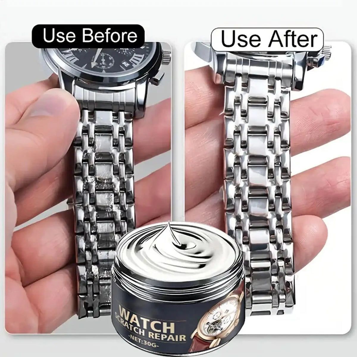 Watch Scratch Repair Polishing Portable Wax Compound Remover Cleaning Zpaxo