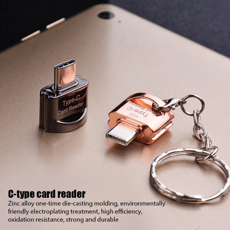 Phone TF Adapter High Speed Data Transmission Compact Laptops Phone Accessory For Xiaomi Type C Device Travel Data Transfer Gear Zpaxo