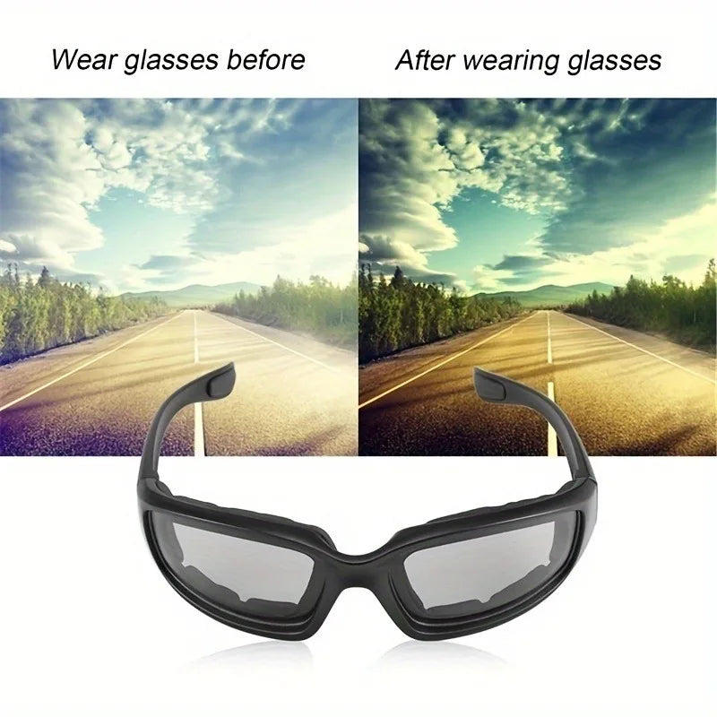 Windproof Motorcycle Goggles Dust Sand Blocker Cycling Riding Zpaxo