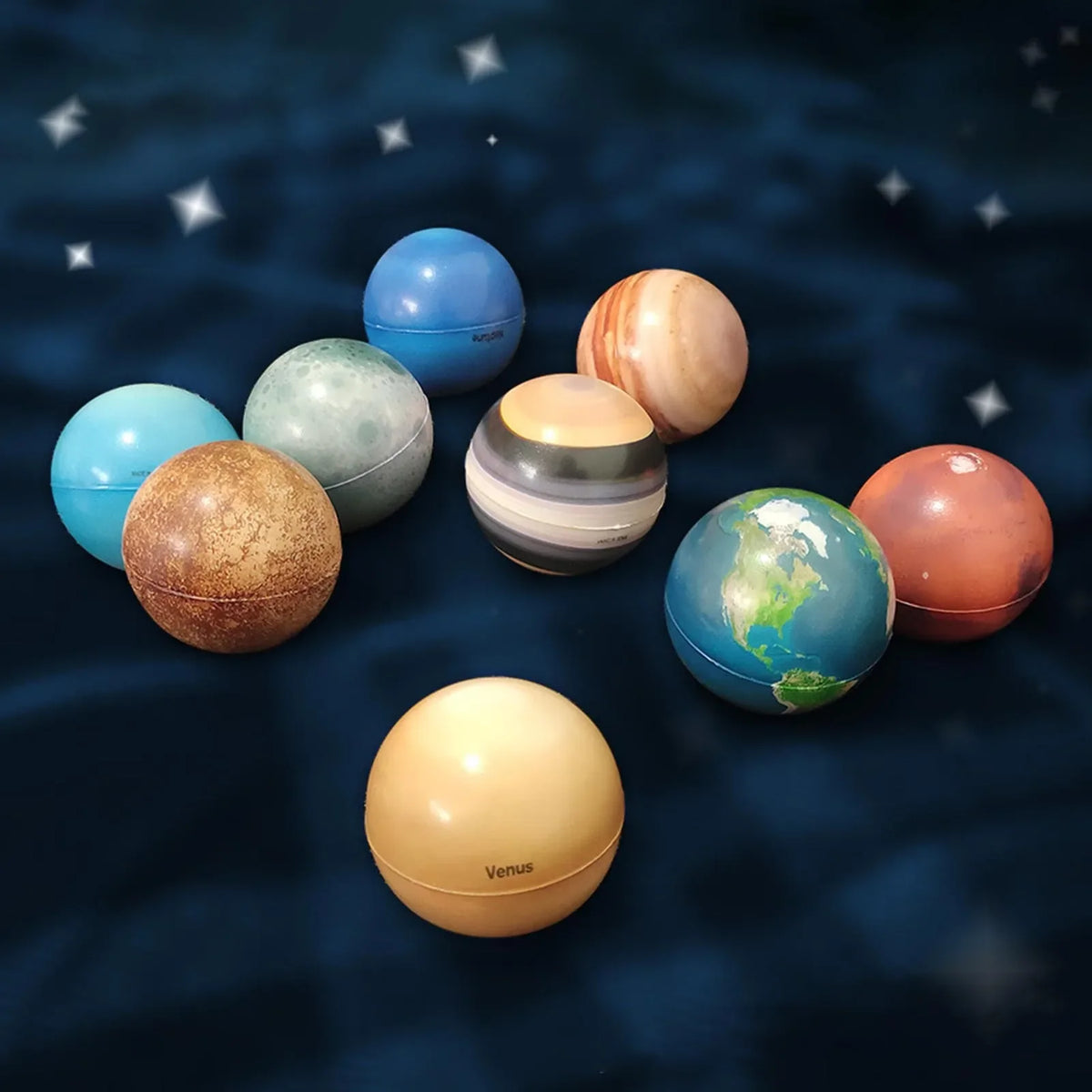 Ball Puzzle Toys Solar System Education Science Decompression Squeeze Zpaxo