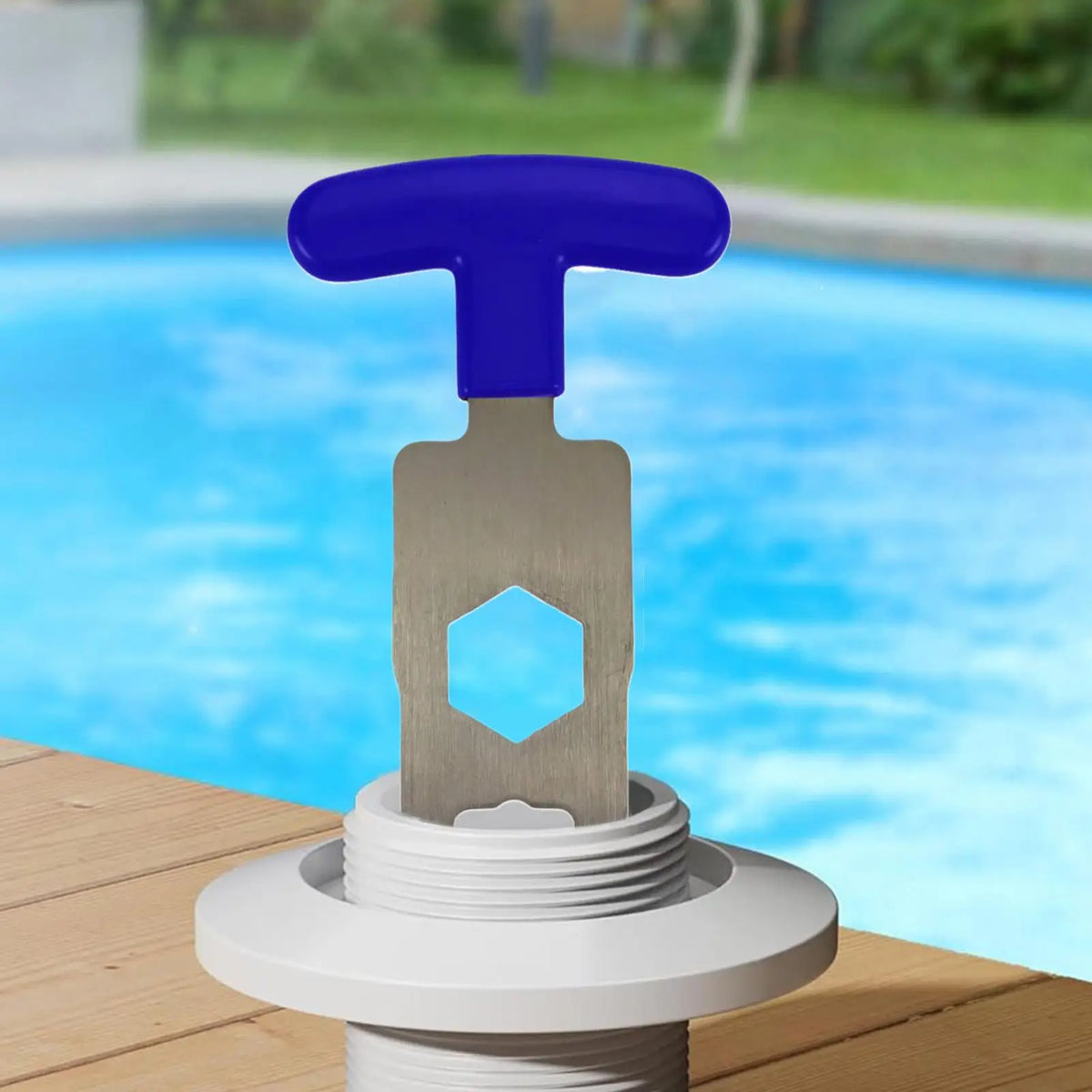 Portable Pool Plug Removal Tool Directional Grip Wrench Spa Backflow Zpaxo