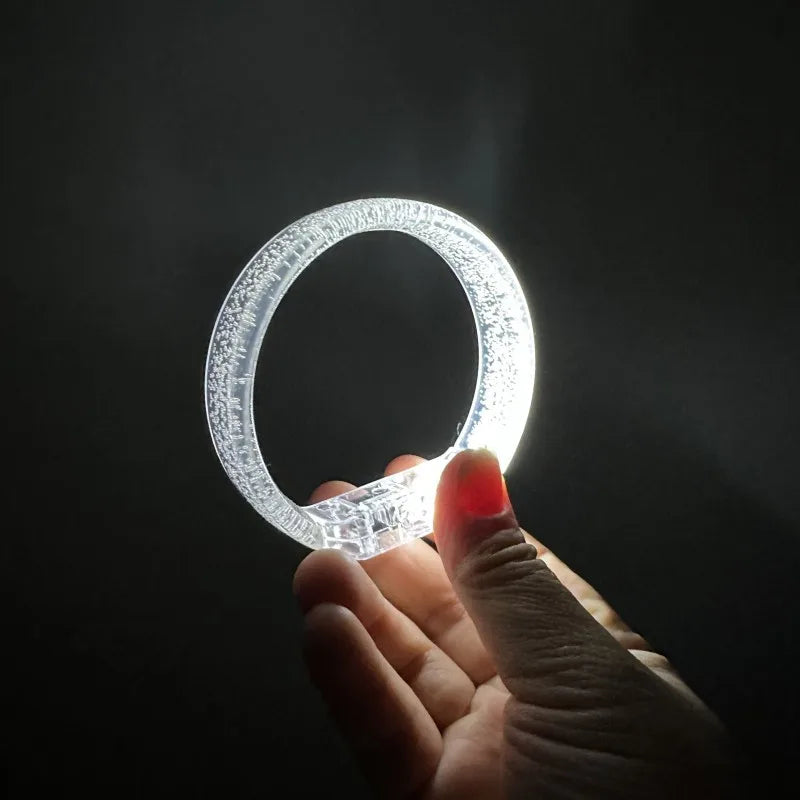 10 30 50 LED Bracelets Customizable Logos Text Suitable Wedding Zpaxo White 30pcs