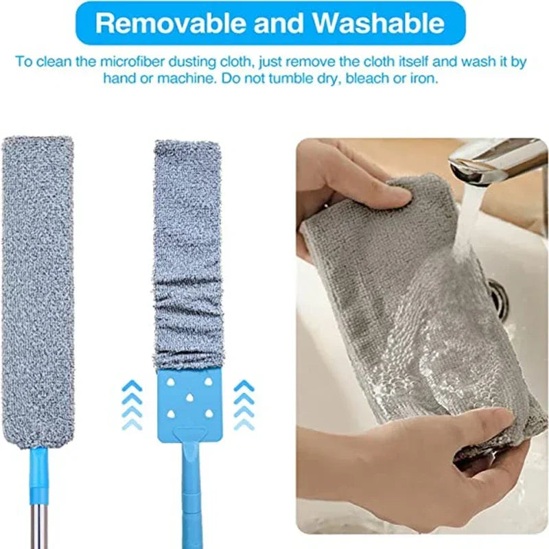 Long Handle Mop Telescopic Duster Brush Gap Dust Cleaner Bedside Sofa Zpaxo