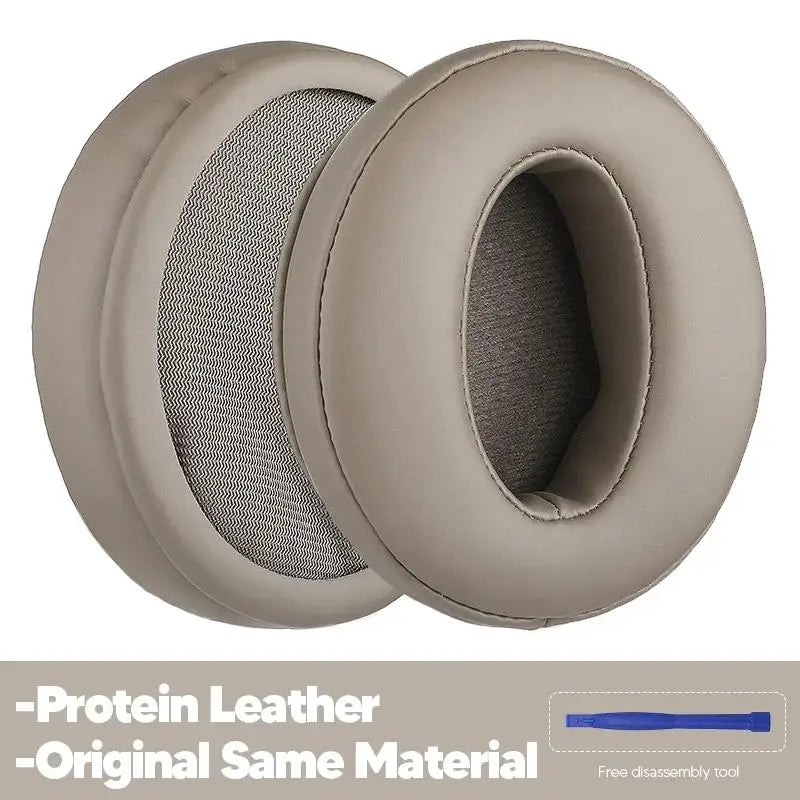 Replacement Ear Pads For Sennheiser HD 450/440/430/458BT/400S/350 BT Headphones Memory Foam Ear Cushions Ear Cover Accessories Zpaxo Leather Gold
