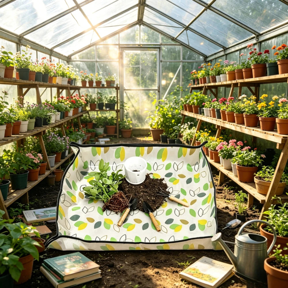 Waterproof Potting Mat Indoor Plant Transplanting Dirt Control Zpaxo