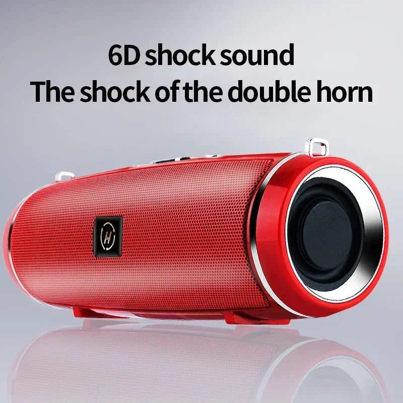 Ultra Loud BT Speakers with Shoulder Strap Full-Range Speakers Support App Control Speaker Boombox for Home Outdoor Indoor Party Zpaxo