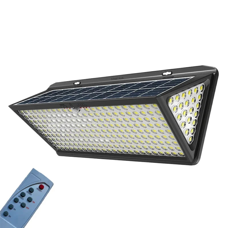 Outdoor Solar Lights Waterproof Motion Sensor 258LED Flood Light 3 Zpaxo 258Led White