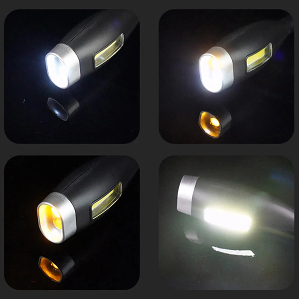LED Neck Reading Light Bendable Arms Night Flexible Flashlight Zpaxo