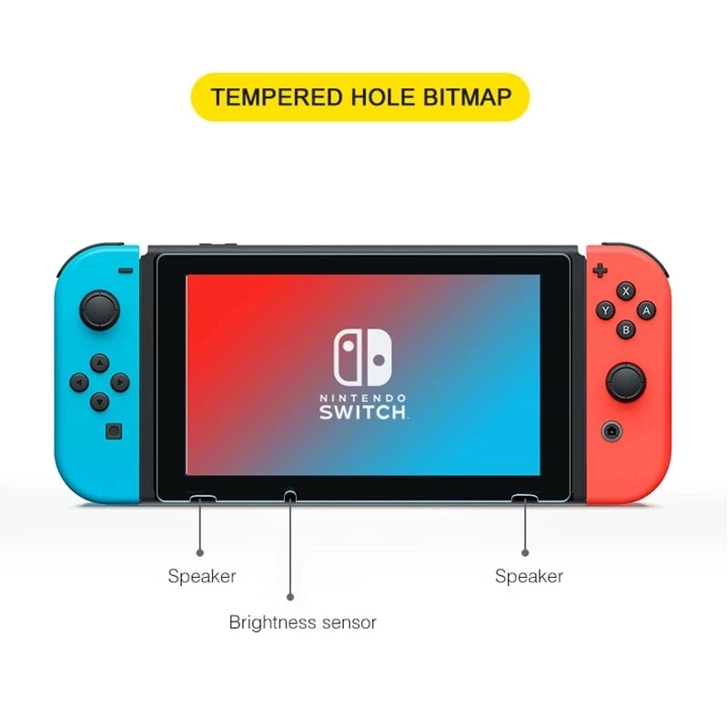 3PCS Tempered Glass Screen Protector For Nintendo Switch NS /OLED Screen Protector Film For Switch Lite Game Console Accessories Zpaxo