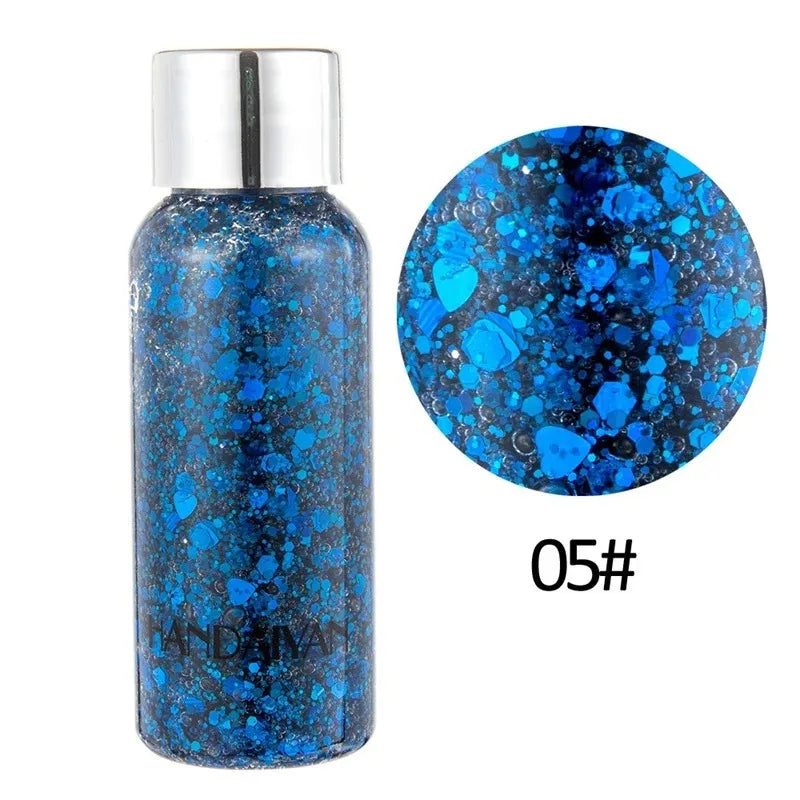 Eye Glitter Body Face Gel Art Waterproof Gloss Shine Multifunctional Zpaxo 05