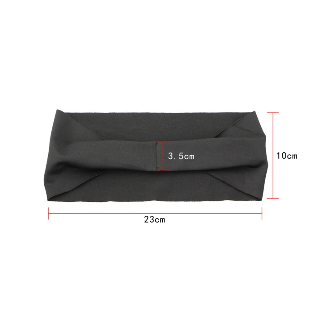 Sweat Absorption Headdress Quick Dry Running Head Band Anti-slip Zpaxo