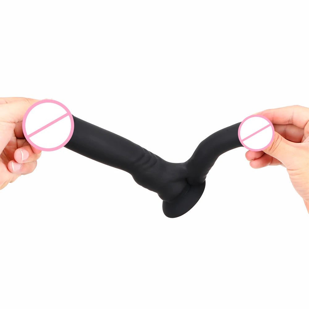 Lesbian Dildo Butt Plug Sex Toys Women Vagina Clitoris Massager Zpaxo