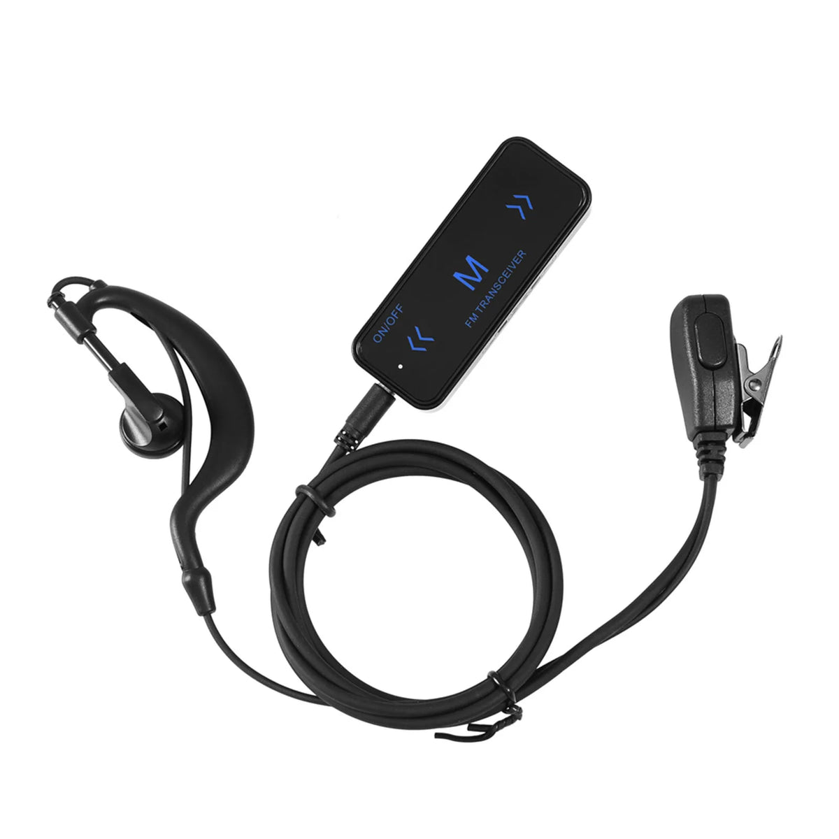 400-470MHz Mini Walkie Talkie 2-Way Radio Transceiver Earpiece Zpaxo
