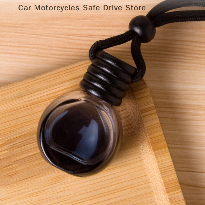 CM1Psc Black Cap Dyed Square Empty Bottle Car Essential Oil Diffuser Zpaxo
