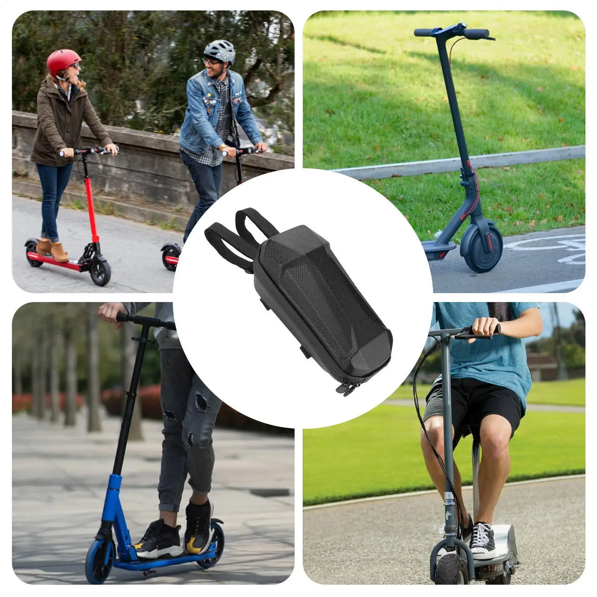 Electric Scooter Front Storage Bag Waterproof Hard Shell Xiaomi Zpaxo
