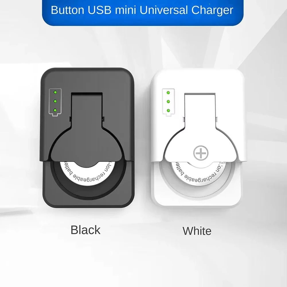 Button Battery Universal Charger Smart Type-C Rechargeable Lithium For LIR2032/2045/2025/2016 4.2V Mini Protable Battery Charger Zpaxo