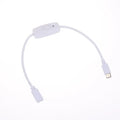1 USB-C C Power Supply Cord 5V2A Short USB Extension Cable Off Switch Zpaxo White straight 1pcs