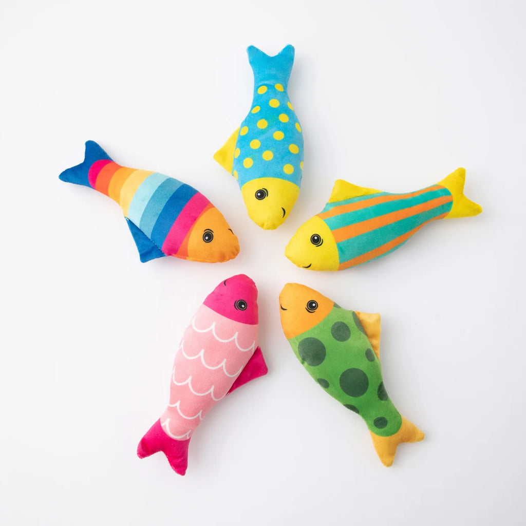 Interactive Catnip Toy Cat Grass Inside Enhance Bond Fish Shape Bite Zpaxo