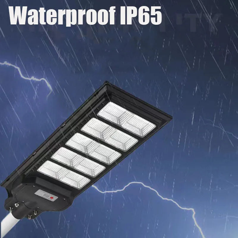 Solar Street Lights 1000W 1200W Outdoor Lamp Waterproof Remote Zpaxo