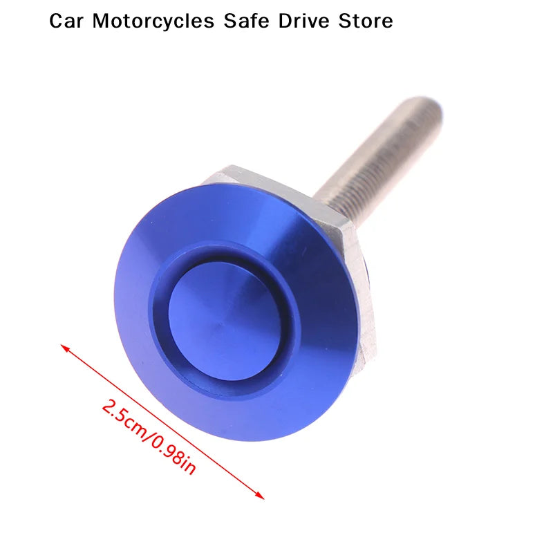 Universal Push Button Billet Quick Release Fasteners Racing Car Front Zpaxo