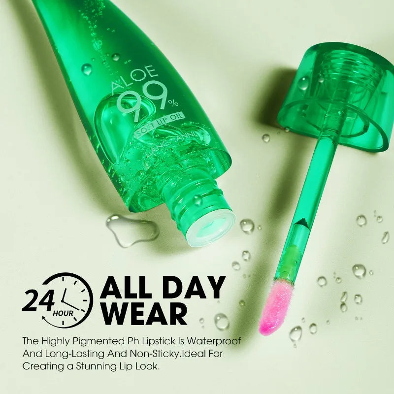 Aloe Vera Moisturizing Lip Gloss Temperature-changing Liquid Balm Zpaxo
