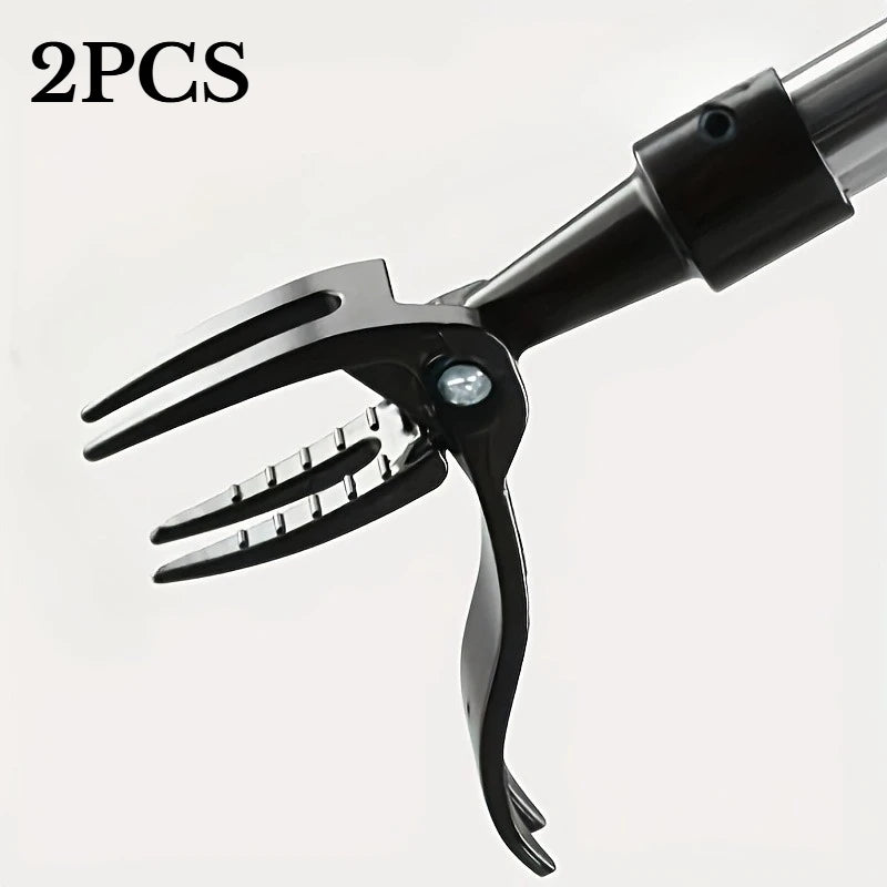 Standing Manual Weeder Shovel Root Remover Garden Horticulture Zpaxo black