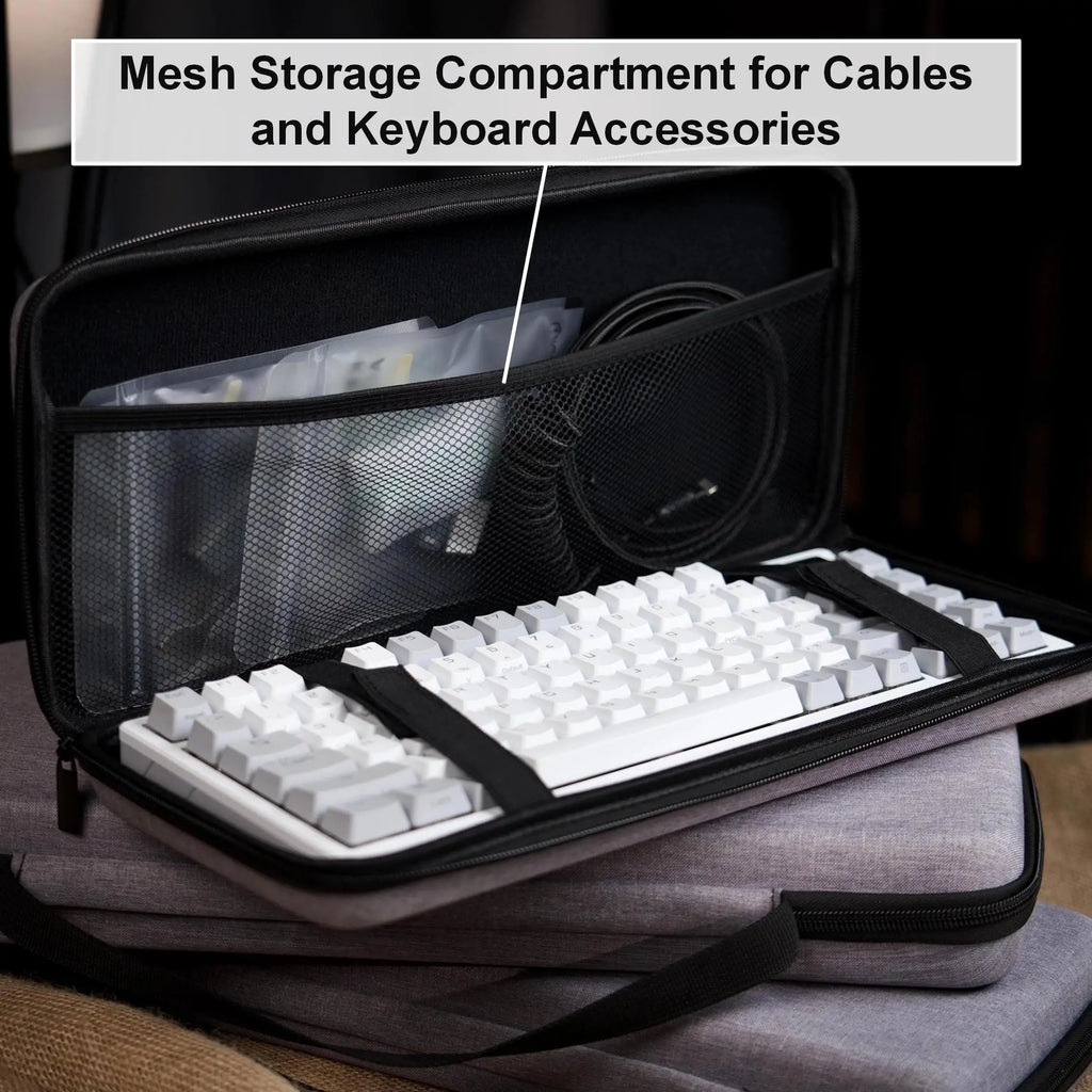Portable Mechanical Keyboard Case Dustproof Storage Box Zpaxo