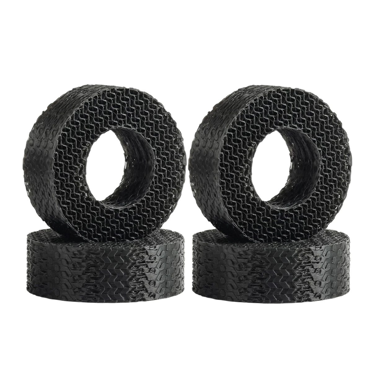 1 9-Inch 3D Printing TPU Tire Filler Lightweight Shock Absorber Zpaxo black