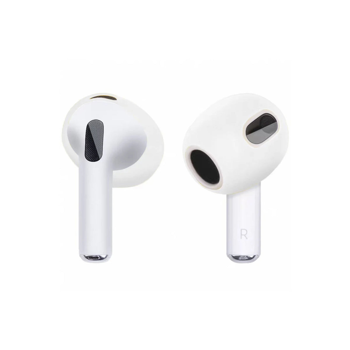 Anti-Slip Ear Covers Eartips For Apple AirPods 4 Replacement Ultra Thin Earbuds Cover Earphone Eartips For Airpods 4 Accessories Zpaxo Transparent 3 Pairs