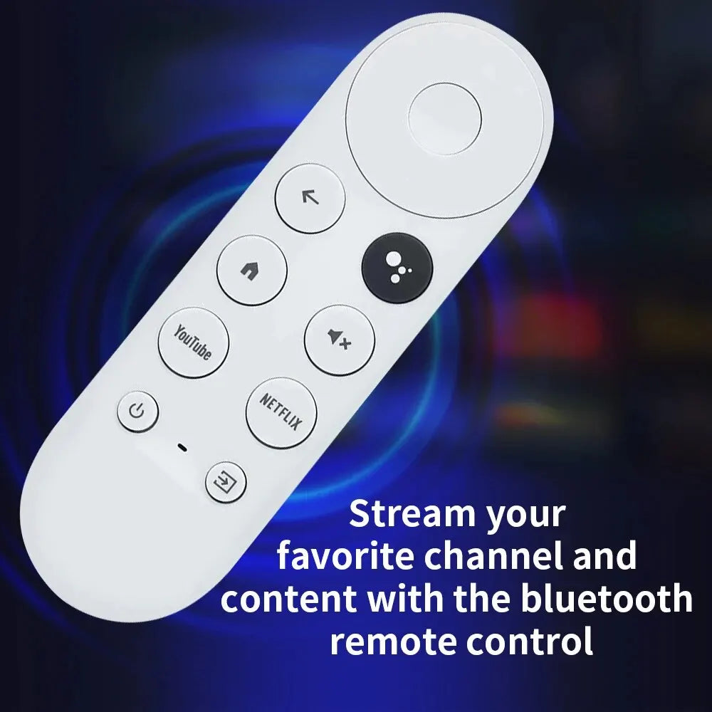 Replacement Voice Remote Control Google Chromecast 4K Snow Smart TV Zpaxo