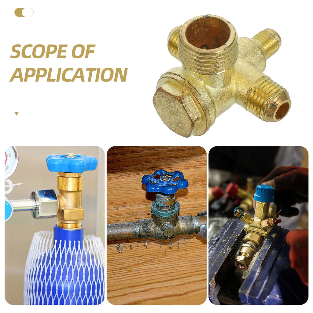 Air Compressor Valve 4 Ways Threaded Check Non-return Pneumatic Zpaxo