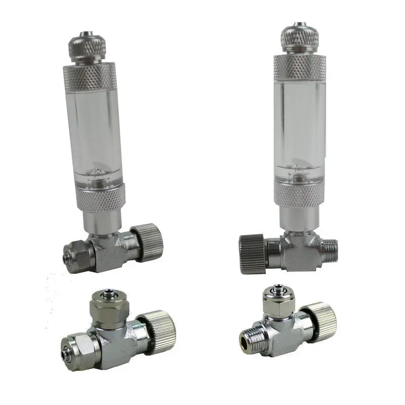 Aquarium CO2 Regulator Bubble Counter Needle Valve Adjustment Valves Zpaxo