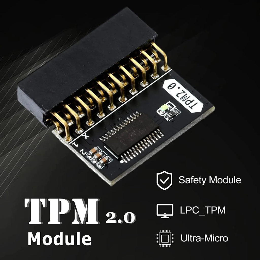 20Pin TPM 2 0 Encryption Security Module Standalone Crypto Processor Zpaxo