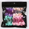 10 Small Portable Eyeshadow Applicators Bulk Double Sponge Eye Shadow Zpaxo 2-6.2cm-100pcs