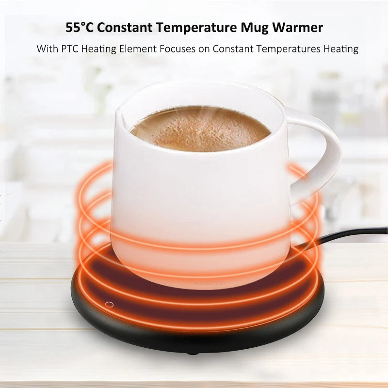 Mug Warmer USB Coffee Cup Heater Electic Milk Tea Thermostatic Zpaxo