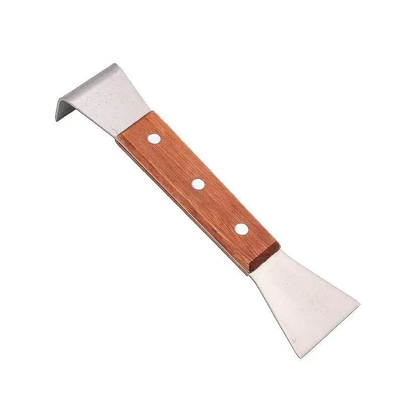 Stainless Steel Beekeeping Cleaning Knife Half Bending Scraper Bee Zpaxo