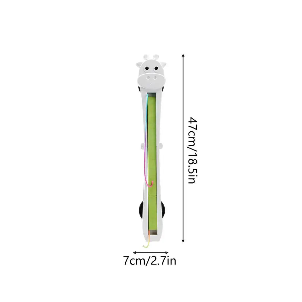 Automatic Cat Teaser Wall Mount Interactive Moving Toy Electric Pet Zpaxo A