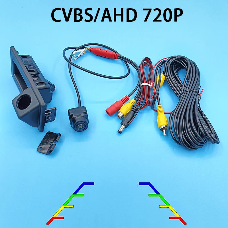 AHD1080P CVBS Car Rear View Reverse Camera Trunk Handle Bracket Audi Zpaxo LS8032 AHD 720P CVBS China Mainland 12 V