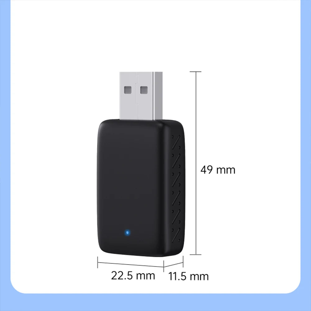2 in 1 Wired to Wireless Carplay Android Auto Adapter Type-C/USB Plug And Play Bluetooth Mini Smart AI Box For 99% Original Car Zpaxo D Version