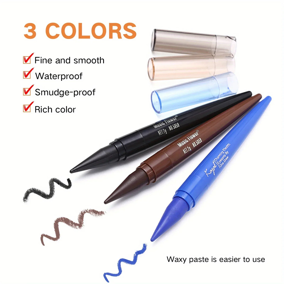 Liquid Eyeliner Long-lasting Waterproof Smudge Proof Pen Women Zpaxo