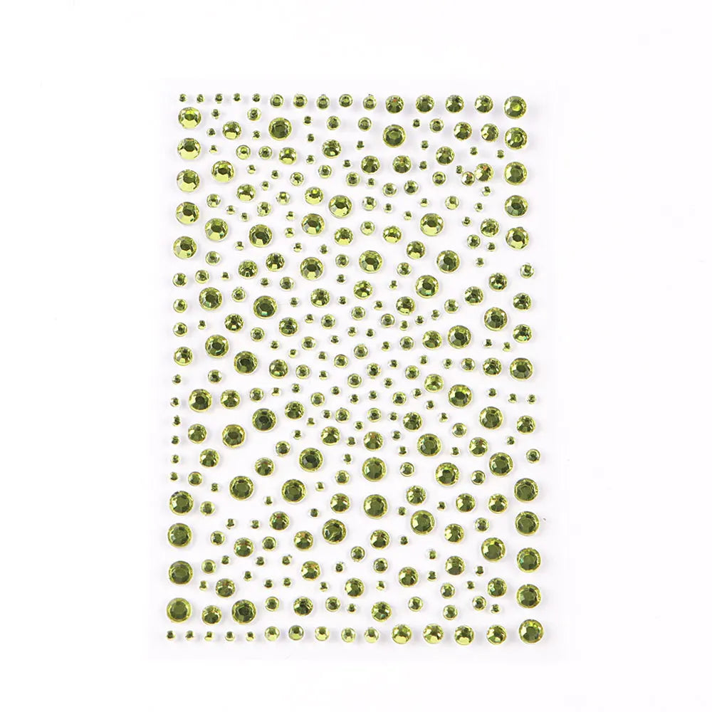 Mixed Size Eyeshadow Face Diamonds for Music Festival Halloween Party Jewelry Stickers Self Adhesive Fake Tattoo Nail Rhinestone Zpaxo C11