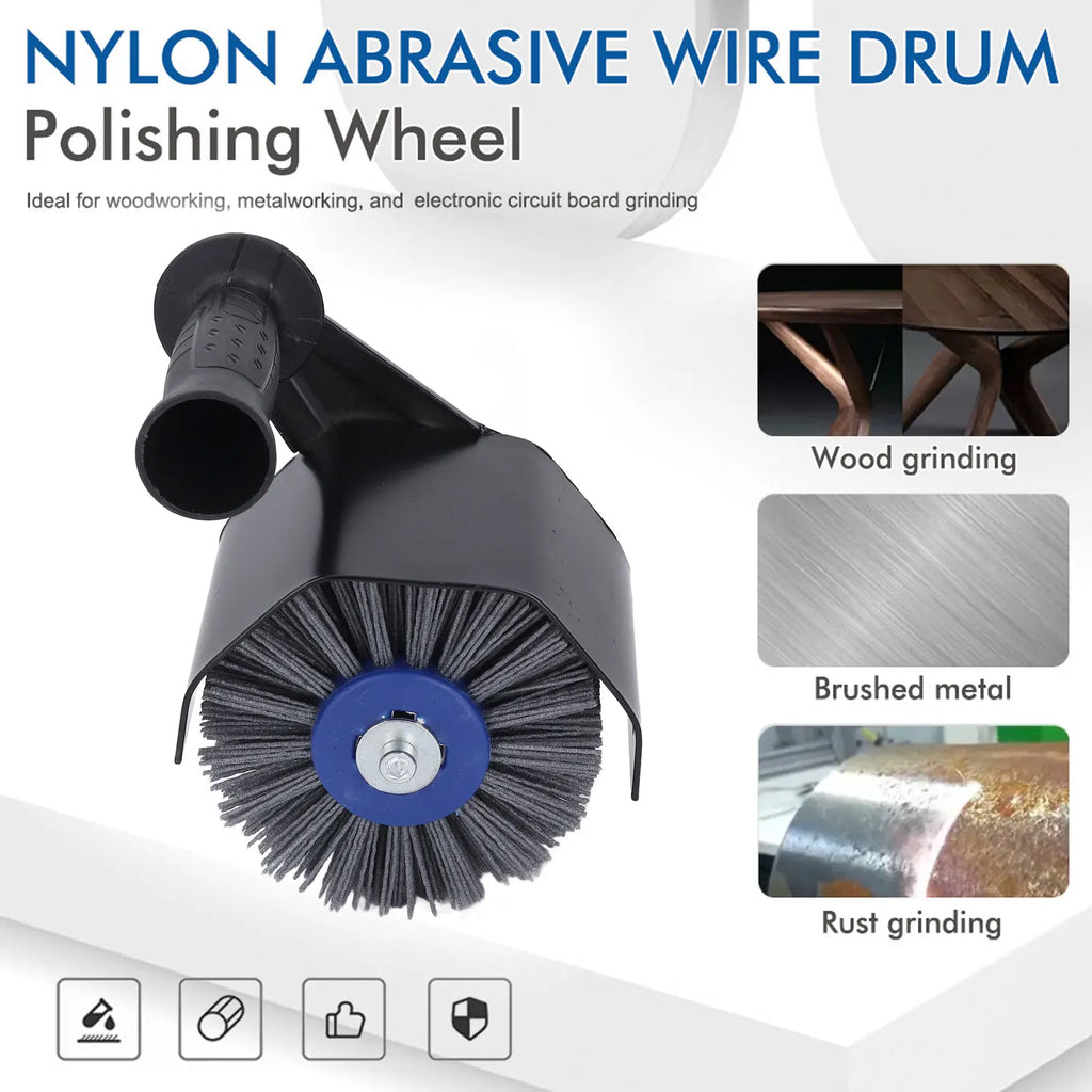 Wire Drawing Polishing M14 Efficiency Angle Grinder Polisher Zpaxo